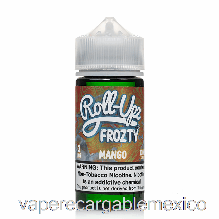 Vape Recargable Frozty Mango - Jugo Roll-upz - 100ml 0mg
